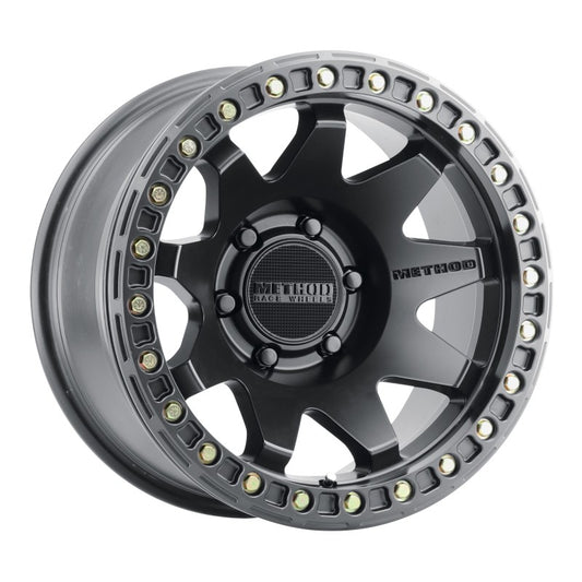 Method MR108 Beadlock Matte Black | 17x9" -44mm | 6x5.5mm Wheel