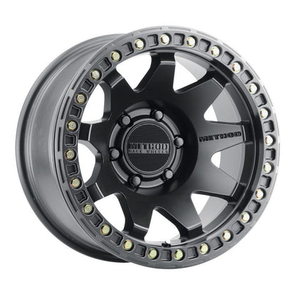 (set of 4) Method MR108 Beadlock Matte Black | 17x9" -44mm | 6x5.5in Wheel