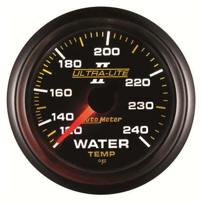 AutoMeter Ultra-Lite II 52mm 120-240 Deg F Mechanical Water Temp Gauge (4932)