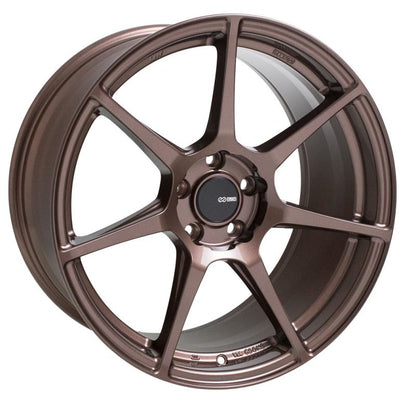 (set of 4) Enkei TFR Copper | 17x9" +45mm | 5x100mm Wheels