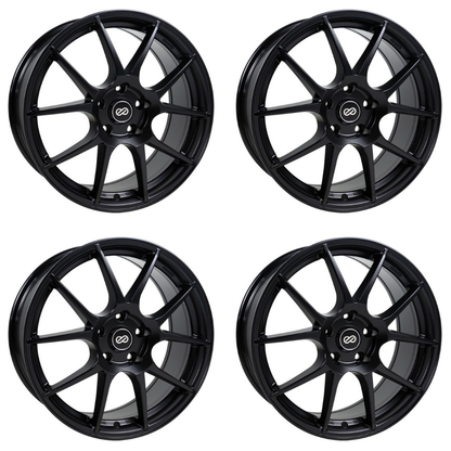 (set of 4) Enkei YS5 Black | 16x7" +38mm | 5x114.3mm Wheel
