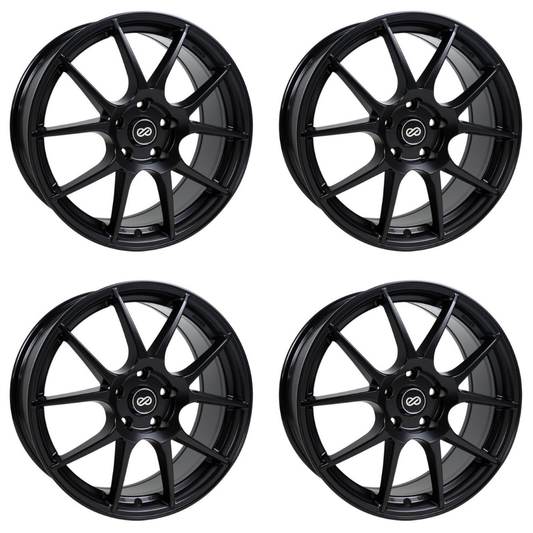 (set of 4) Enkei YS5 Black | 16x7" +38mm | 5x114.3mm Wheel