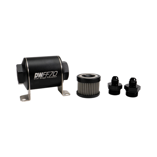 Deatschwerks Universal 70mm 10 Micron Fuel Filter Kit (8-03-070-010K-10/-38/-516/-6/-8)