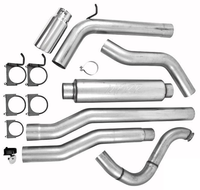 MBRP 88-93 Dodge 2500/3500 Cummins 4WD ONLY Turbo Back Single Side Exit Alum Exhaust System