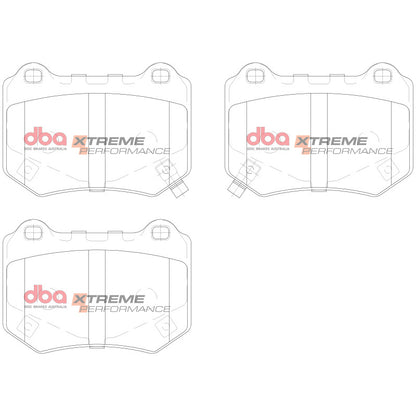 DBA XP Performance Rear Brake Pads w/ Brembo Calipers | Subaru WRX STI (17+) (DB15007XP)