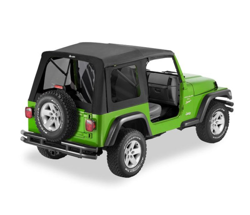 Bestop Supertop Classic Jeep Wrangler TJ (97-06) | Black Denim Tinted Windows (54709-15)