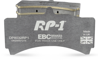 EBC Racing 2018+ Jeep Grand Cherokee Trackhawk 6.2L S/C RP-1 Race Front Brake Pads
