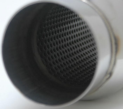 Vibrant SS Resonator (Standard Design) 3in inlet/outlet x 18in long w/ 5in OD resonator body