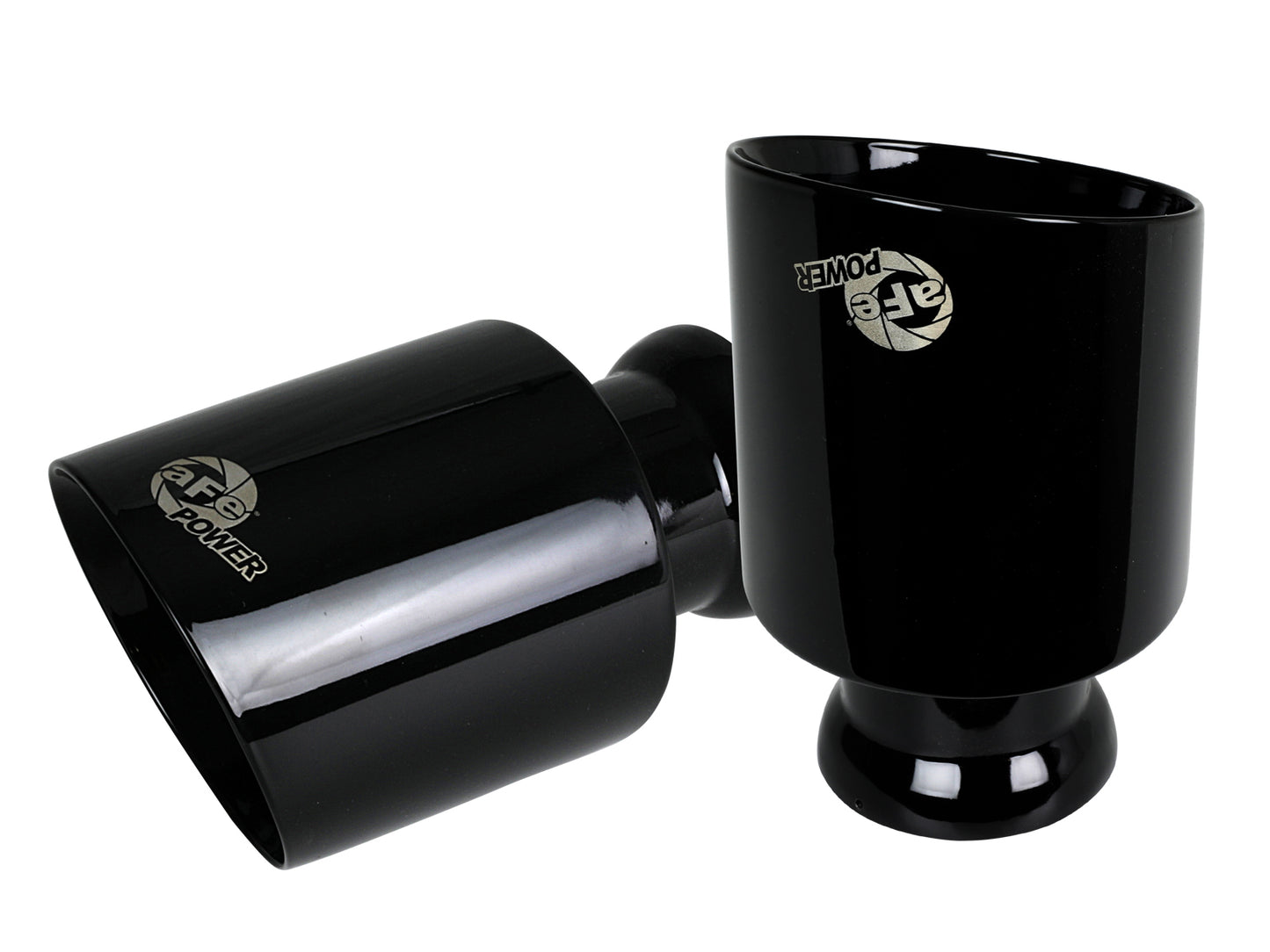 aFe 4-1/2in Carbon Fiber OE Replacement Exhaust Tips | Dodge Charger/Hellcat (15-19) (49C32068-B)