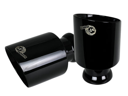 aFe 4-1/2in Carbon Fiber OE Replacement Exhaust Tips | Dodge Charger/Hellcat (15-19) (49C32068-B)