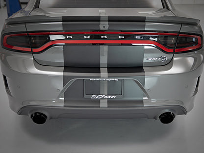 aFe 4-1/2in Carbon Fiber OE Replacement Exhaust Tips | Dodge Charger/Hellcat (15-19) (49C32068-B)