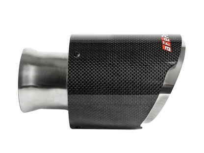 aFe 4-1/2in Carbon Fiber OE Replacement Exhaust Tips | Dodge Charger/Hellcat (15-19) (49C32068-C)