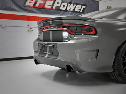 aFe 4-1/2in Carbon Fiber OE Replacement Exhaust Tips | Dodge Charger/Hellcat (15-19) (49C32068-P)
