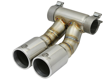 aFe Power 13-16 Porsche Cayman/Boxster S Polish Exhaust Tip Upgrade (49C36413-P)