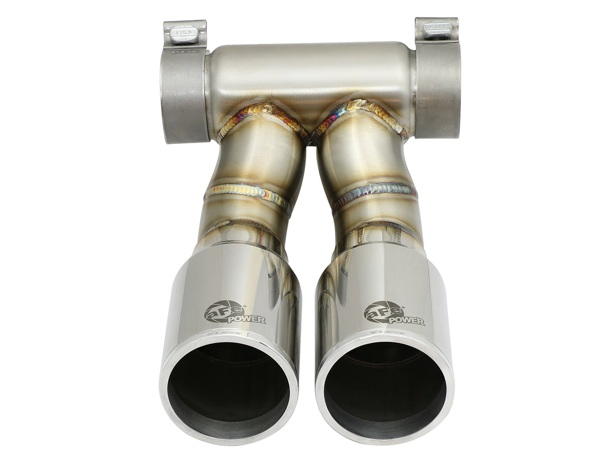aFe Power 13-16 Porsche Cayman/Boxster S Polish Exhaust Tip Upgrade (49C36413-P)