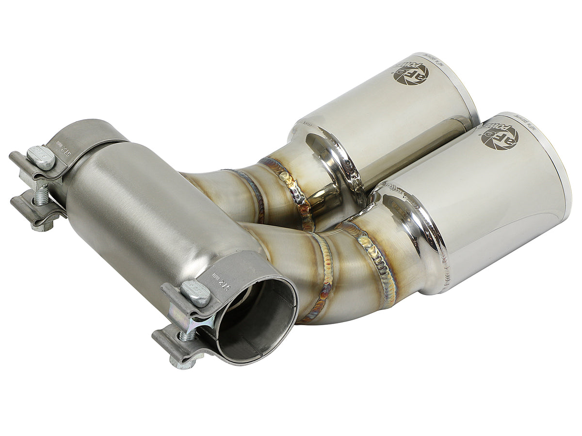 aFe Power 13-16 Porsche Cayman/Boxster S Polish Exhaust Tip Upgrade (49C36413-P)