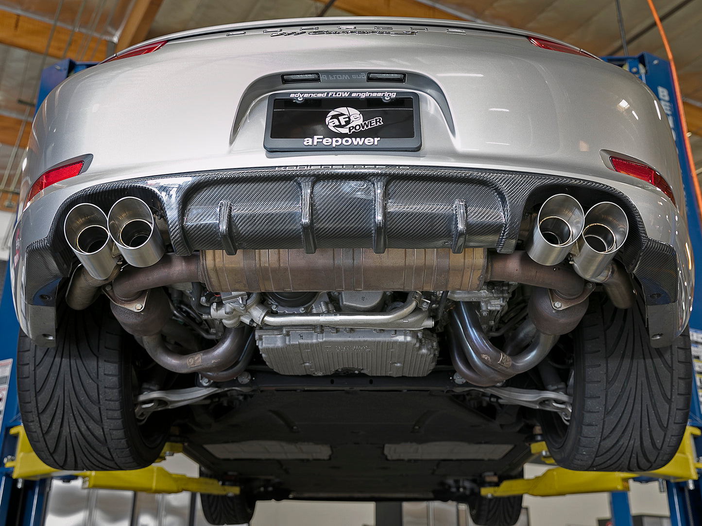 aFe MACH Force-Xp 304 SS OE Tips | Porsche 911 (12-16) (49C36416-P)