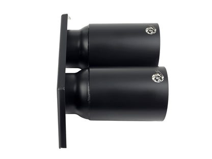 aFe MACH Force-Xp 4in Satin Black OE Tips | Porsche 911 GT3 (14-16,18-19) (49C36435-B)