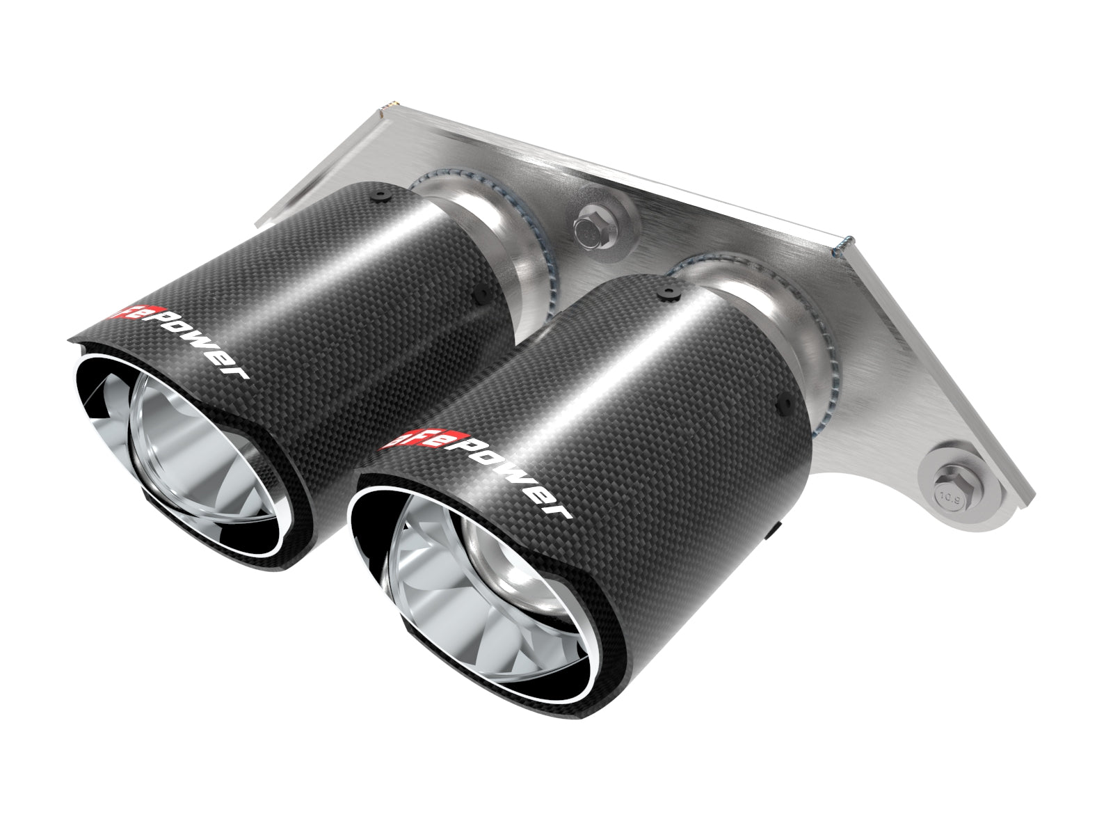 aFe MACH Force-Xp 4in Carbon Fiber OE Replacement Exhaust Tips | Porsche 911 GT3 14-19 (49C36435-C)