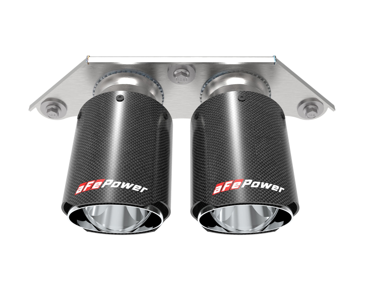 aFe MACH Force-Xp 4in Carbon Fiber OE Replacement Exhaust Tips | Porsche 911 GT3 14-19 (49C36435-C)