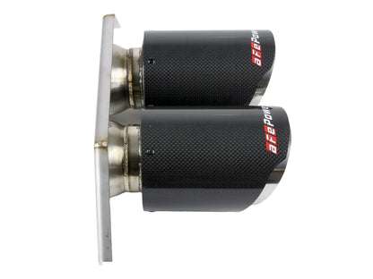 aFe MACH Force-Xp 4in Carbon Fiber OE Replacement Exhaust Tips | Porsche 911 GT3 14-19 (49C36435-C)