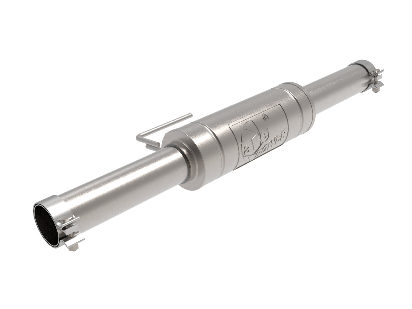 aFe 3in T304 Stainless Steel Vulcan Series Muffler Upgrade Pipe | Vulcan Series (49C38097)