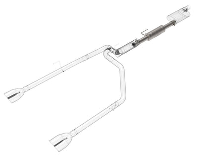 aFe 3in T304 Stainless Steel Vulcan Series Muffler Upgrade Pipe | Vulcan Series (49C38097)