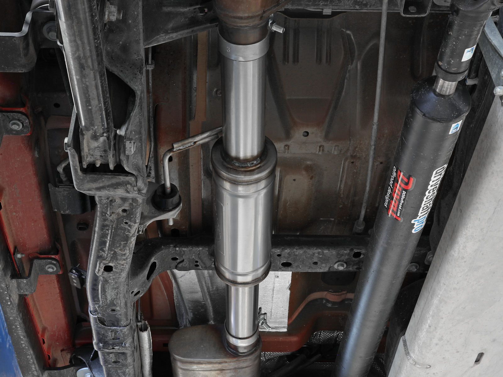 aFe 3in T304 Stainless Steel Vulcan Series Muffler Upgrade Pipe | Vulcan Series (49C38097)