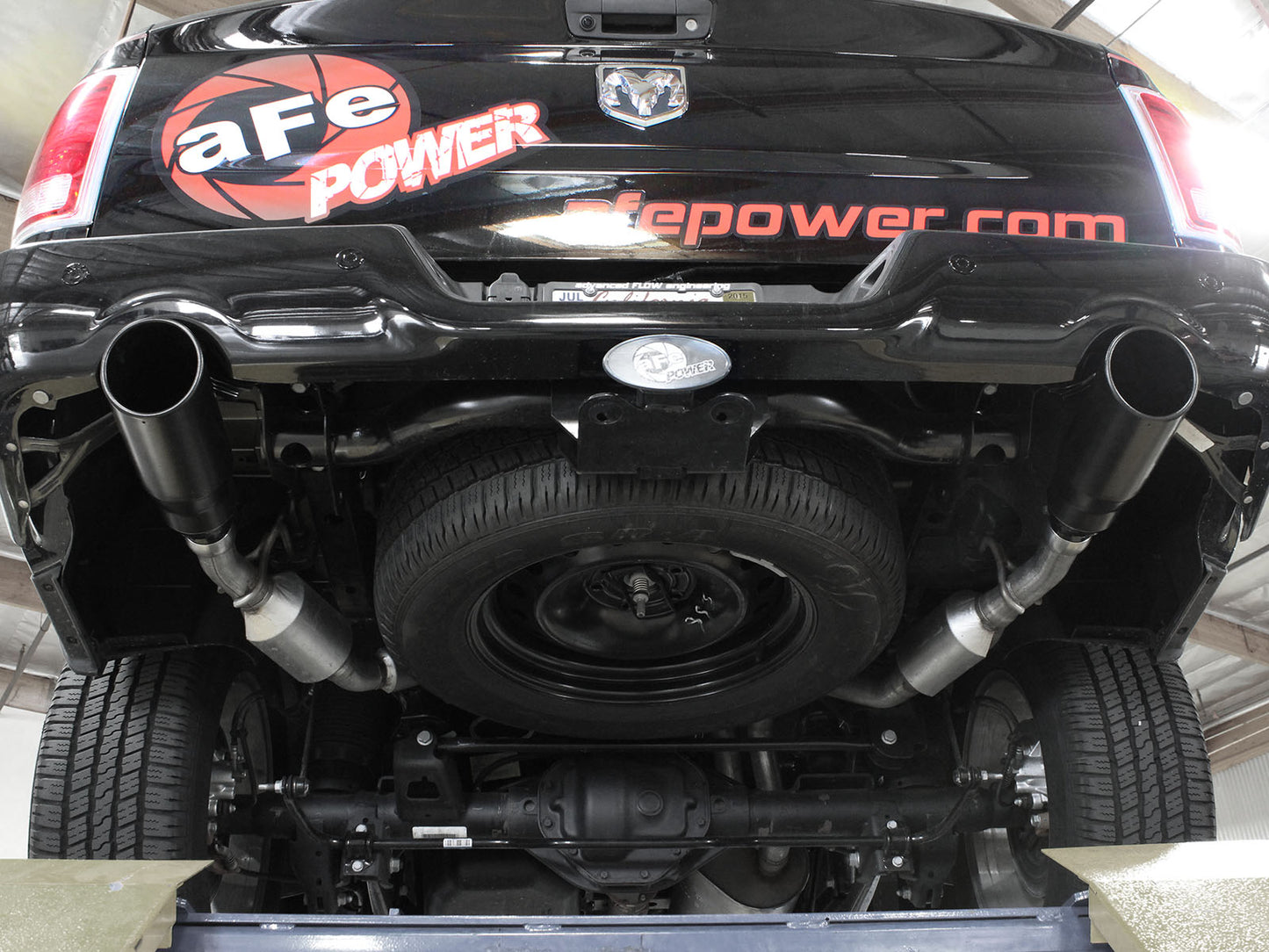 aFe MACH Force-Xp 409 SS OE Replacement Black Exhaust Tip | Dodge Ram (49C42046-B)