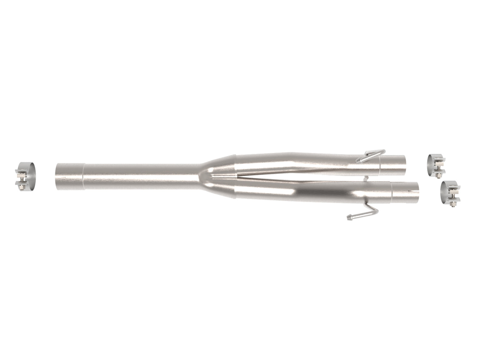 aFe 409 Stainless Steel Muffler Delete Pipe | Ram 1500 (09-19) V8-5.7L Dual Exhaust (49C42072NM)