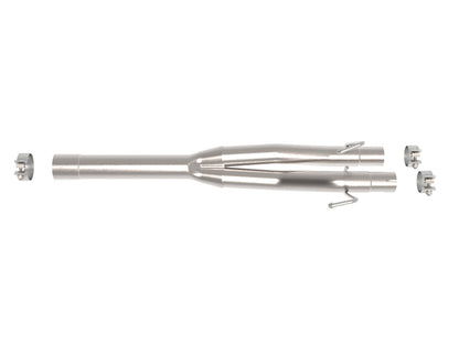 aFe 409 Stainless Steel Muffler Delete Pipe | Ram 1500 (09-19) V8-5.7L Dual Exhaust (49C42072NM)