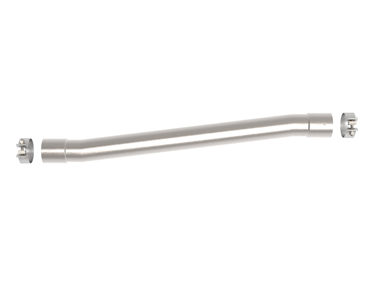 aFe 3in 409 Stainless Steel Muffler Delete Pipe | GM Silverado/Sierra 1500 V8-6.2L (19) (49C44114NM)
