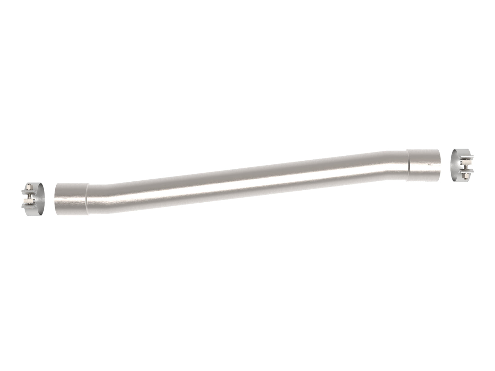 aFe 3in 409 Stainless Steel Muffler Delete Pipe | GM Silverado/Sierra 1500 V8-6.2L (19) (49C44114NM)