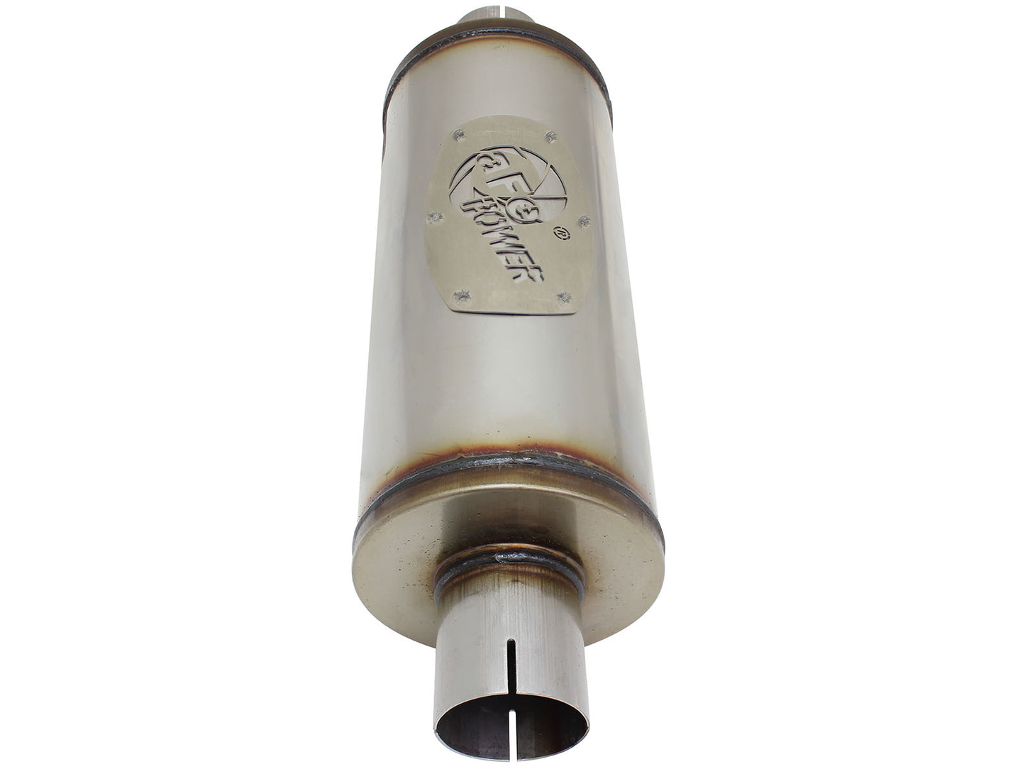 aFe SS 2.5in Center/Center Muffler | Universal 14in L (49M00007)