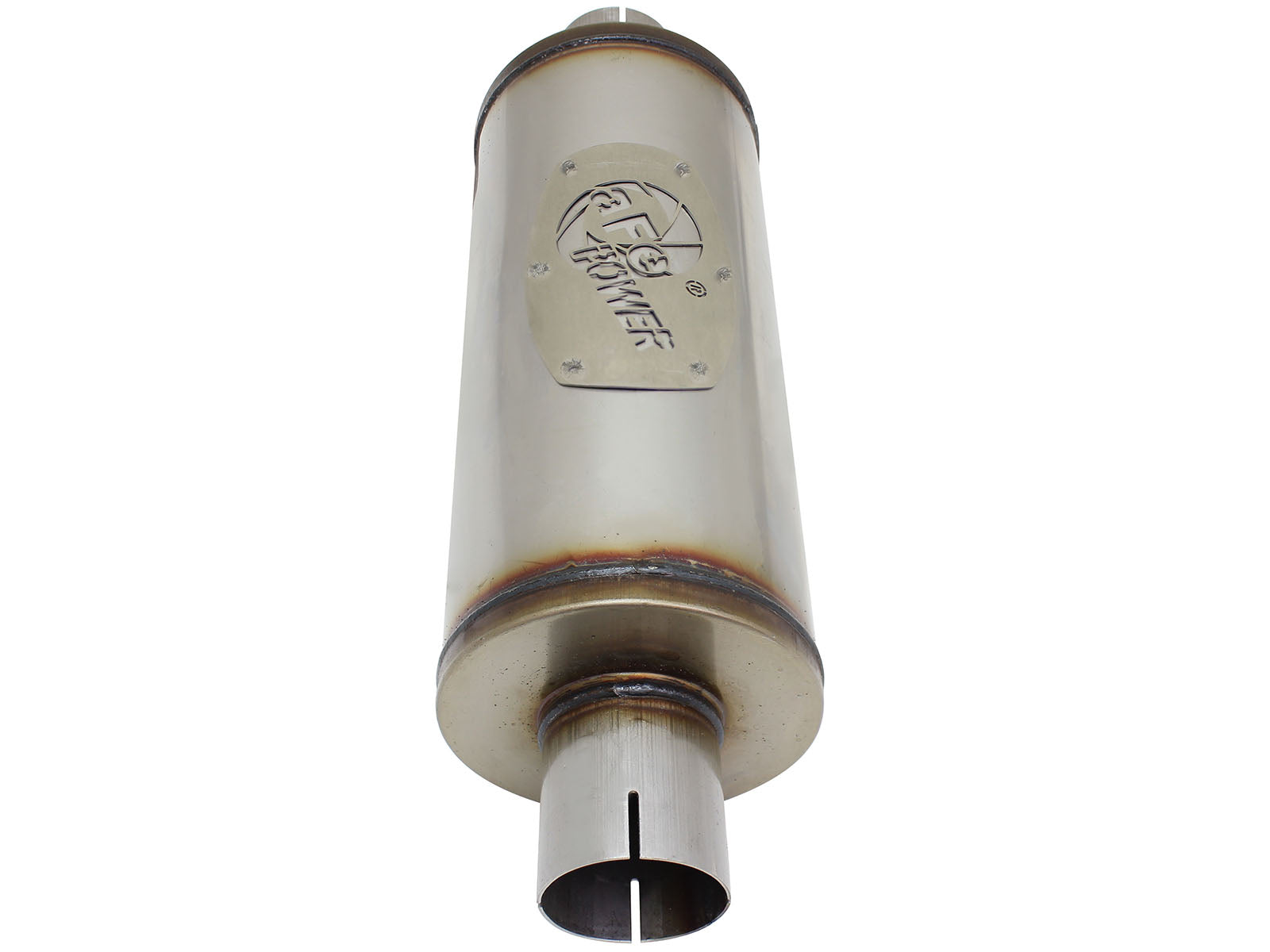 aFe SS 2.5in Center/Center Muffler | Universal 14in L (49M00007)
