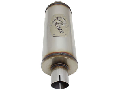 aFe SS 2.5in Center/Center Muffler | Universal 14in L (49M00007)