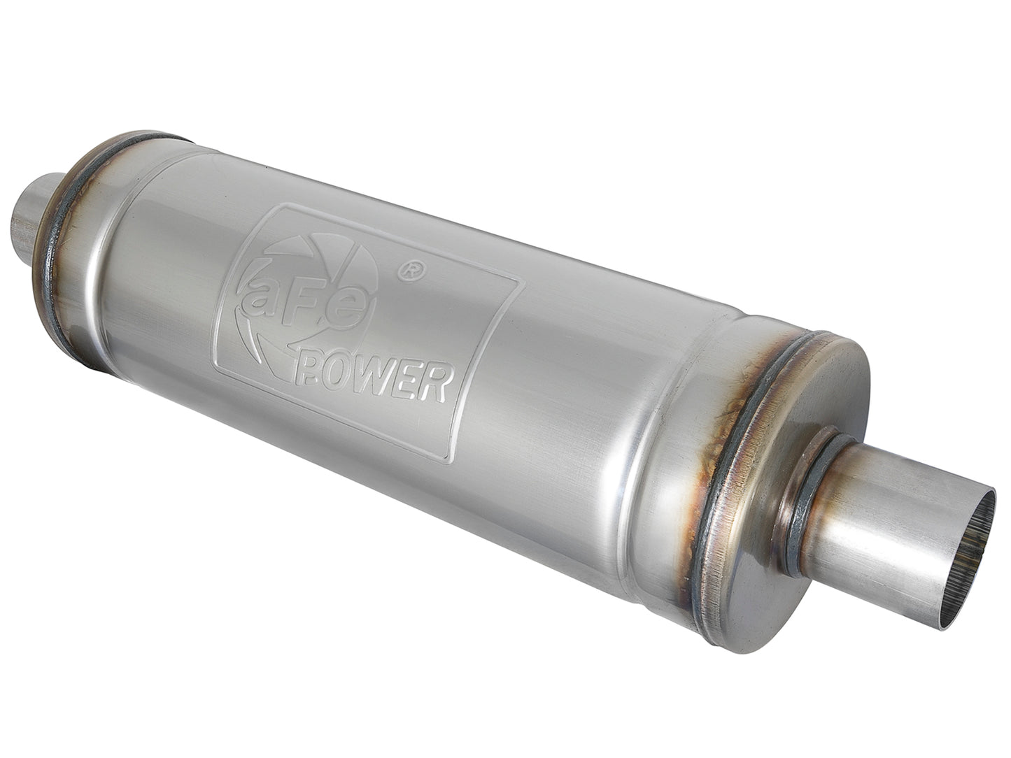 aFe MACH Force-Xp 409 SS Muffler | Universal 2.5in Center/Center (49M00021)