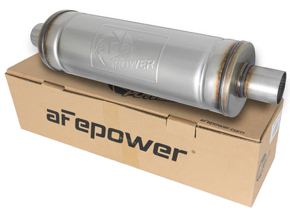 aFe MACH Force-Xp 409 SS Muffler | Universal 2.5in Center/Center (49M00021)