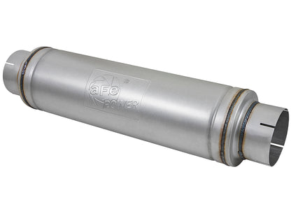 aFe ATLAS 5in Center/Center Aluminized Steel Muffler | Universal (49M00023)