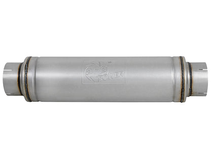 aFe ATLAS 5in Center/Center Aluminized Steel Muffler | Universal (49M00023)