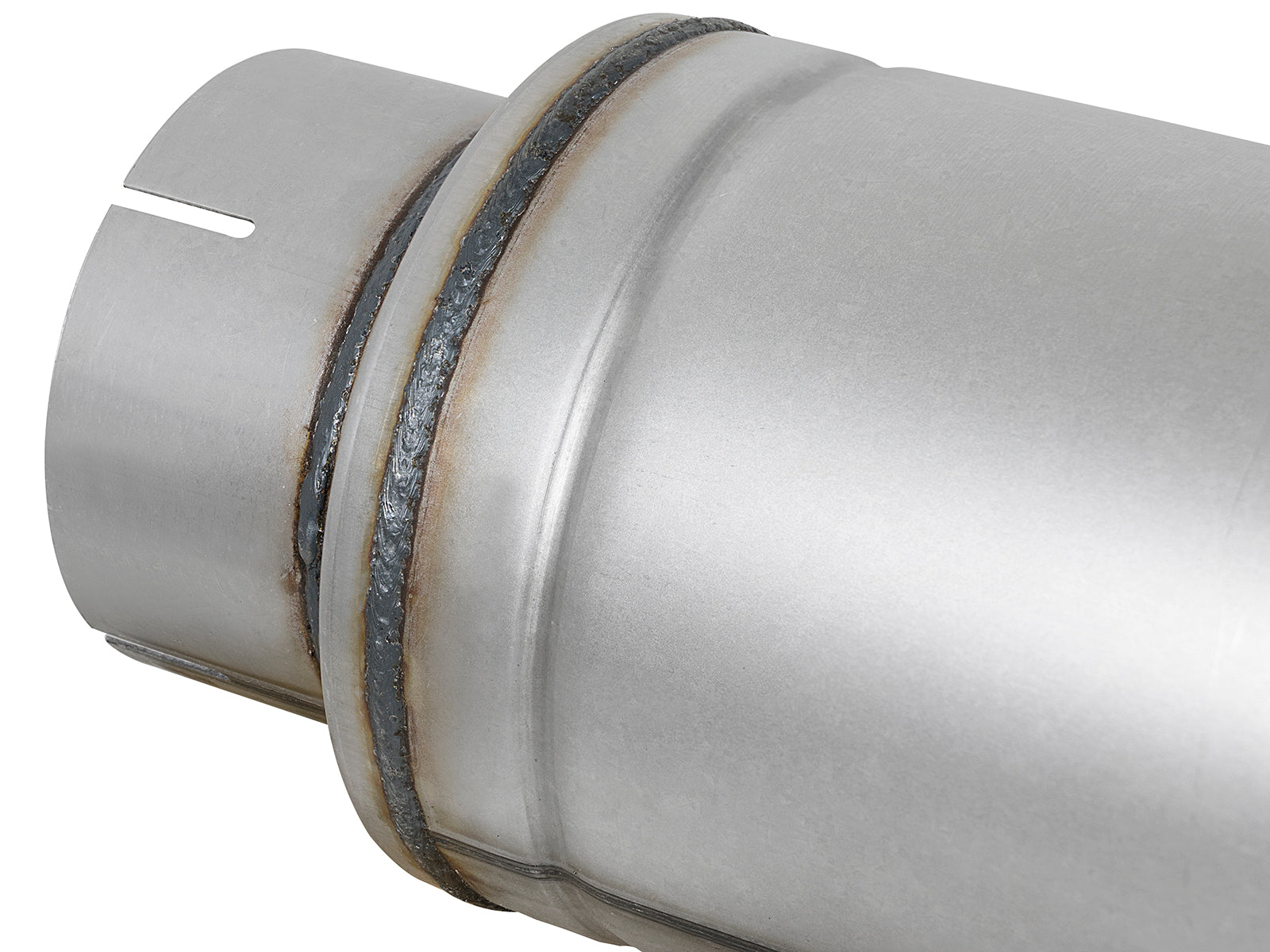 aFe ATLAS 5in Center/Center Aluminized Steel Muffler | Universal (49M00023)