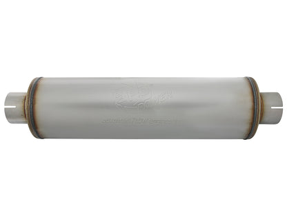 aFe MACH Force-Xp 409 3-1/2in ID x 7in Dia x 24in L Stainless Steel Round Muffler | (49M00024)