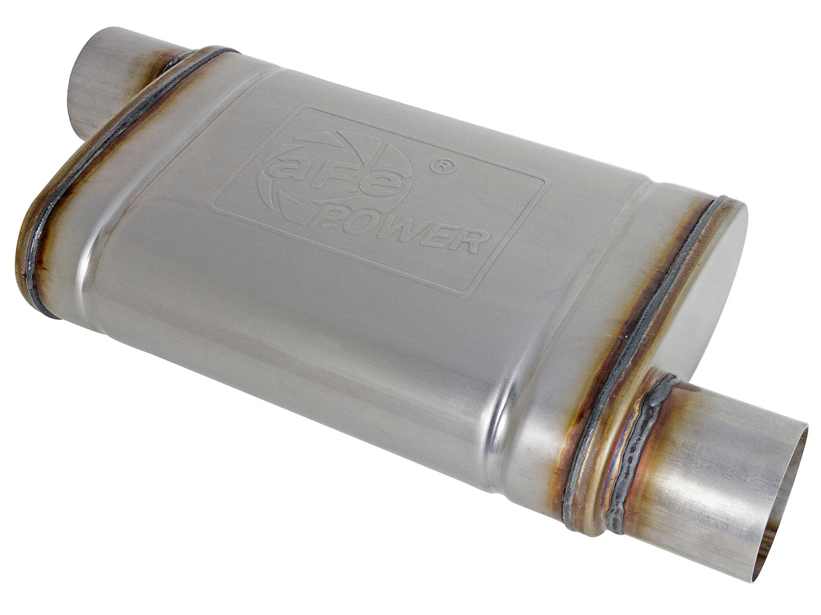 aFe MACH Force-Xp 409 SS Muffler | Universal 3in Offset/Offset (49M00030)