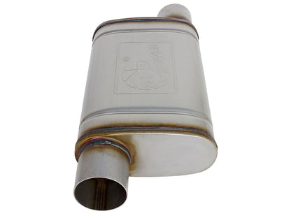 aFe MACH Force-Xp 409 SS Muffler | Universal 3in Offset/Offset (49M00030)