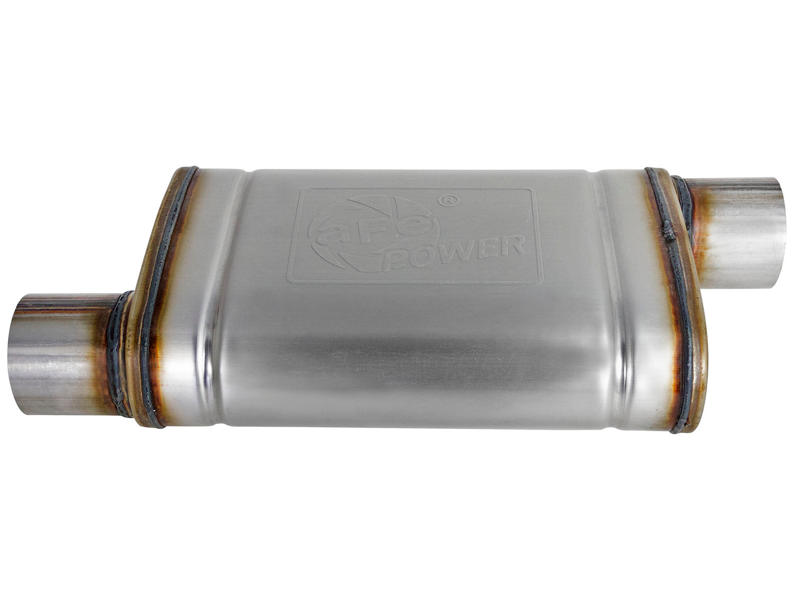 aFe MACH Force-Xp 409 SS Muffler | Universal 3in Offset/Offset (49M00030)