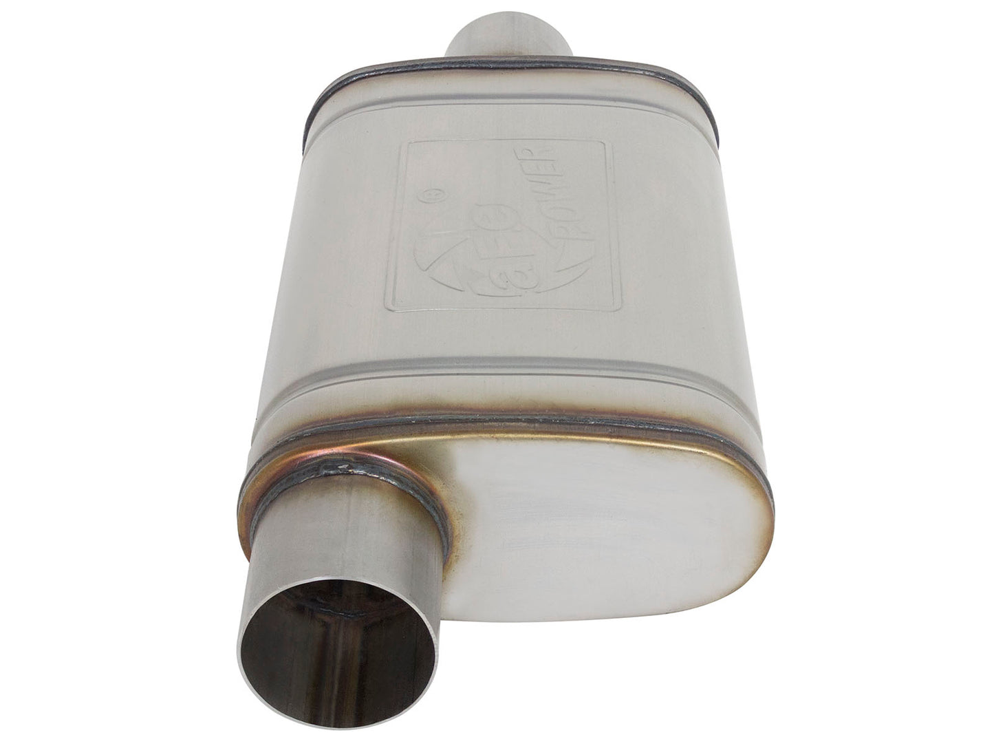 aFe MACH Force-Xp 409 SS Oval Gray Muffler | Universal (49M00031)