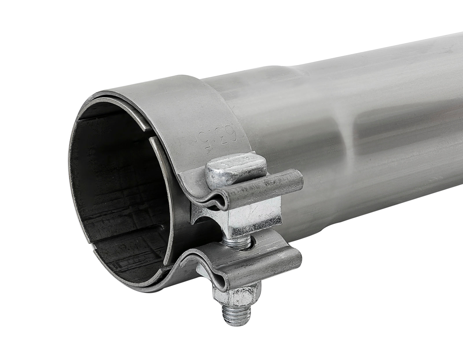aFe MACH Force-Xp 409 SS Muffler Pipe 2.5in. Inlet/Outlet / 14in. Body / 20in. Length