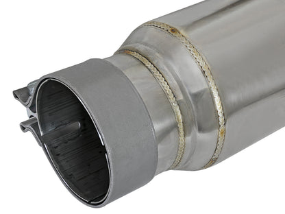 aFe MACH Force-Xp 304 Stainless Steel Resonator 2.5in Inlet/Outlet x 4in Dia x 15in Body x 19in L