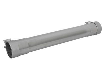 aFe MACH Force-Xp Resonator Delete Pipe 3 IN Inlet/Outlet x 3 IN Dia. x 19 IN Overall L w/ Clamps