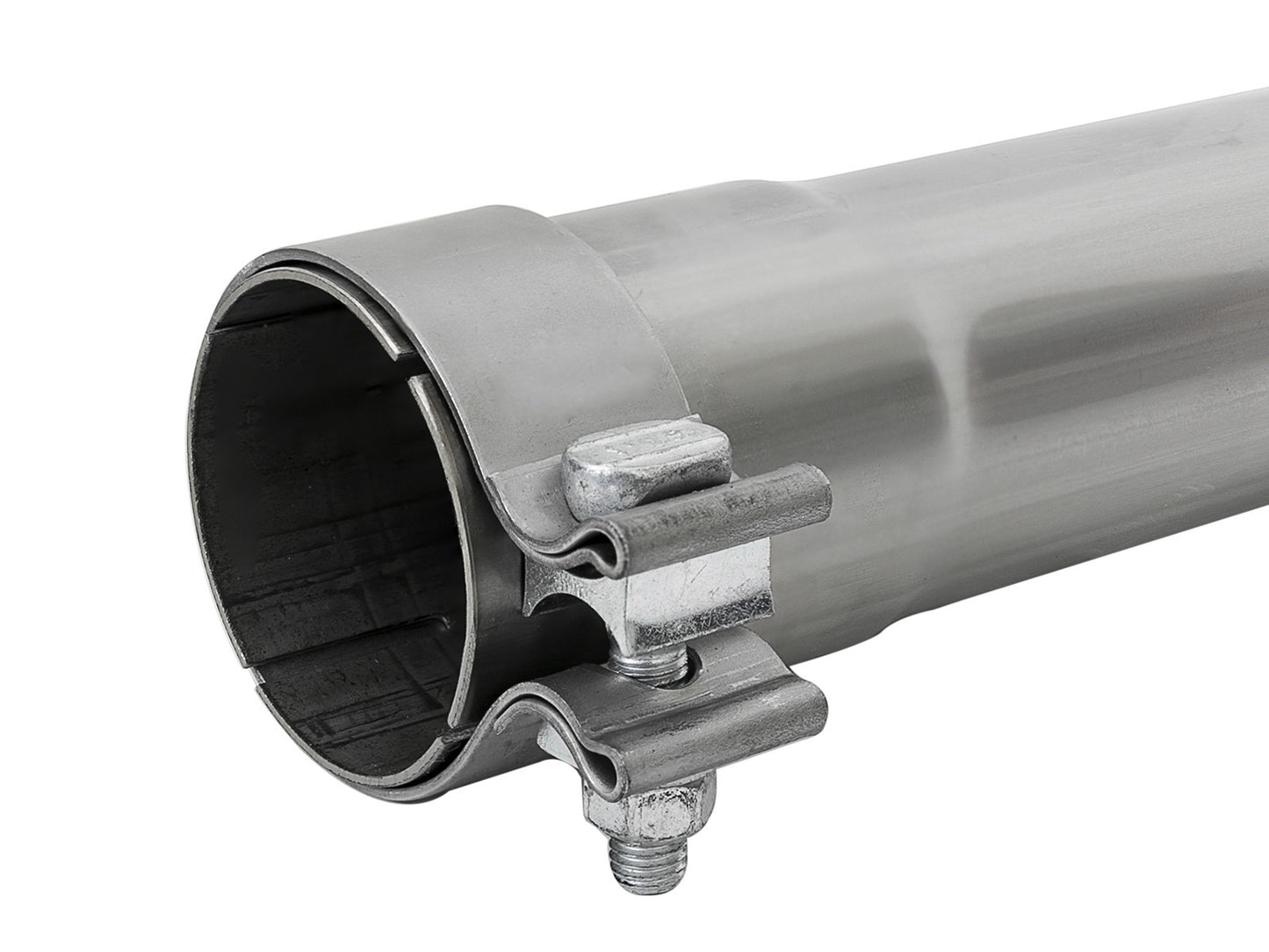 aFe MACH Force-Xp Resonator Delete Pipe 3 IN Inlet/Outlet x 3 IN Dia. x 19 IN Overall L w/ Clamps